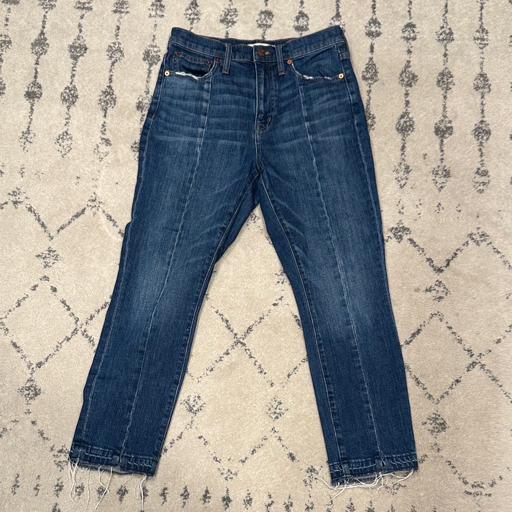 Madewell The High-Rise Slim Boyjean, size 26